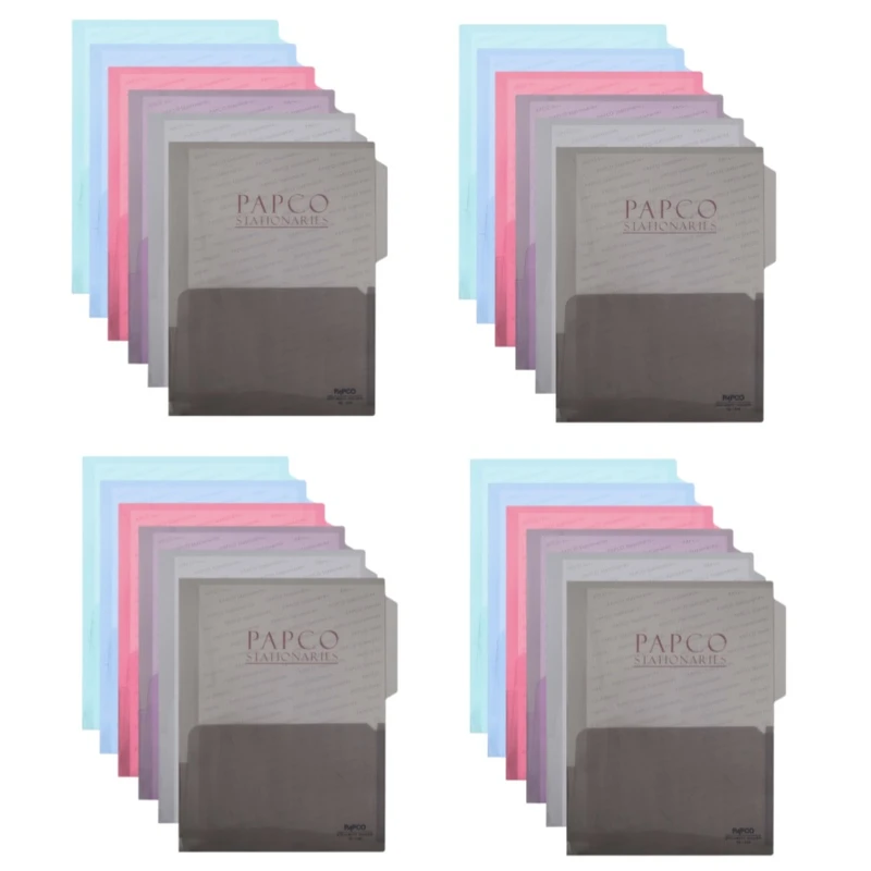 پوشه پاپکو مدل 310 T سایز A4 بسته 24 عددی