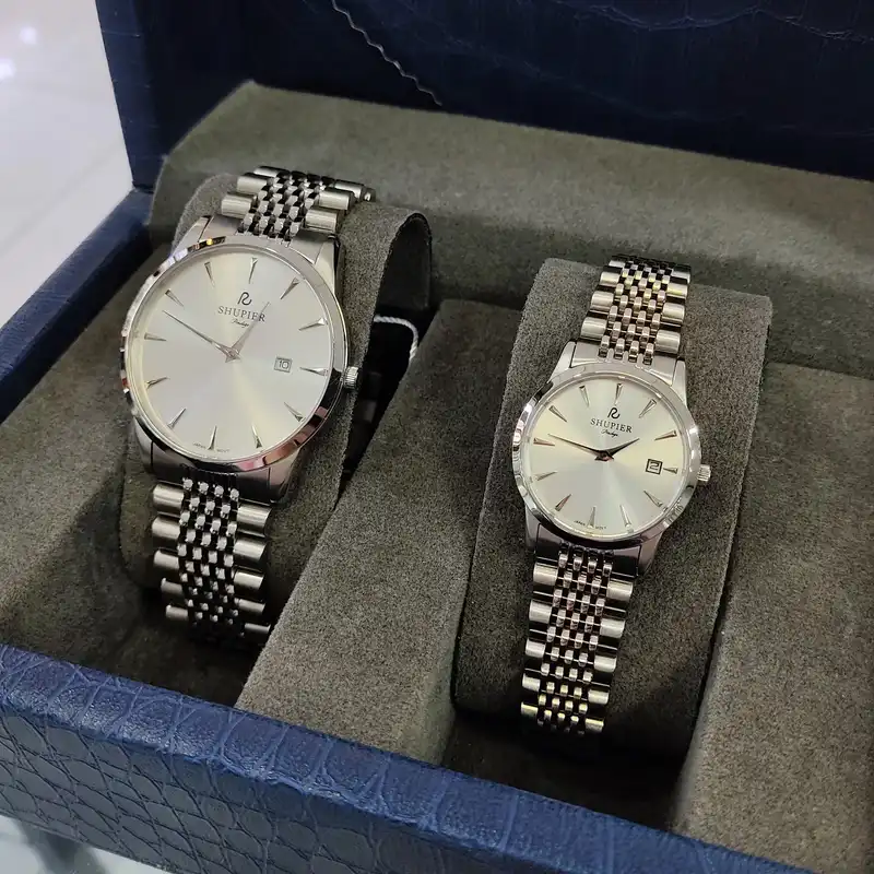 ست ساعت مچی عقربه ای زنانه و مردانه شوپیر مدل GL207A001