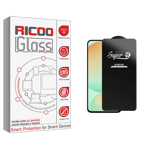 محافظ صفحه نمایش ریکو مدل Super D RiC2 مناسب برای گوشی موبایل شیائومی Poco X6 Pro