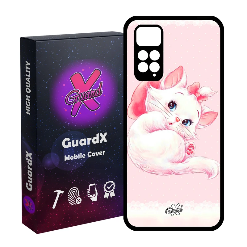 کاور گارد ایکس طرح Cat مدل Glass10219 مناسب برای گوشی موبایل شیائومی Redmi Note 11S/ Note 11 4G