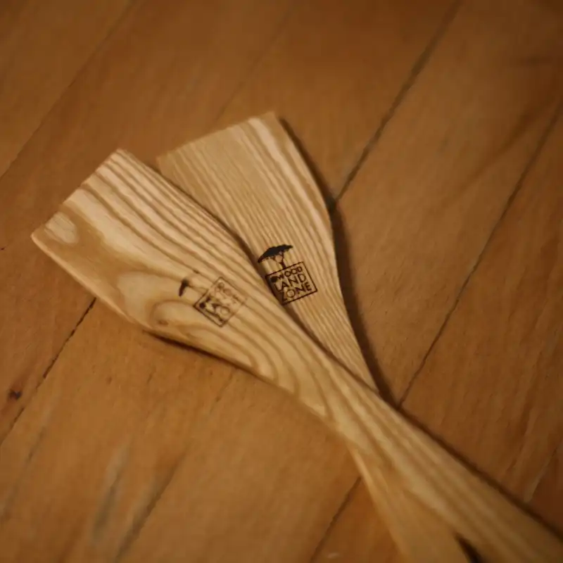 کفگیر چوبی مدل mini بسته 2 عددی