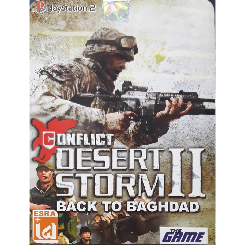 بازی conflict desert storm back to baghdad مخصوص PS2 بازی conflict desert storm back to baghdad مخصوص PS2