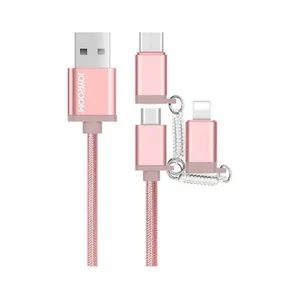 کابل تبدیل USB به microUSB/USB-C/لایتنینگ جوی روم مدل Fast Charge M321 طول 1 متر