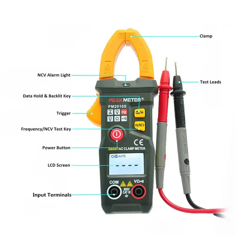کلمپ آمپر متر پیک متر مدل  PM2016A