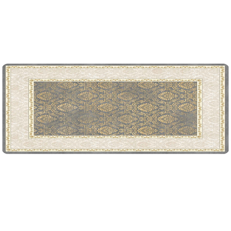 پادری مدل آشپزخانه رویه مخمل طرح ترک کد 2265 مجموعه دو عددی