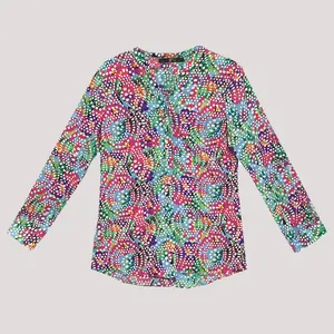 بلوز آستین بلند یقه هفت زنانه مدل 954312