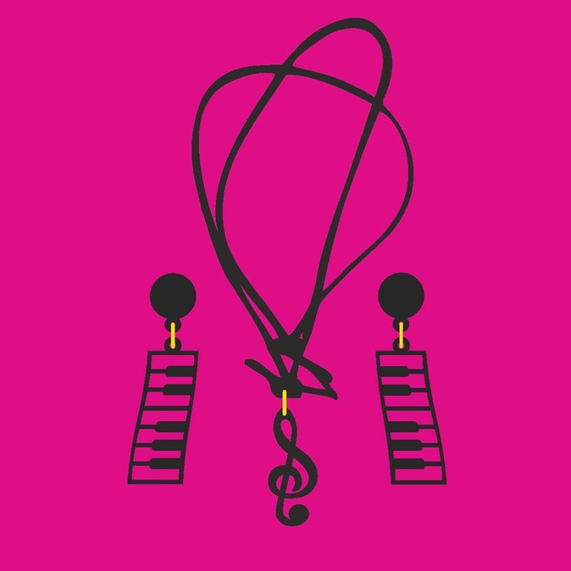 نیم ست دخترانه مدل پیانو و کلید سل نیم ست دخترانه مدل پیانو و کلید سل