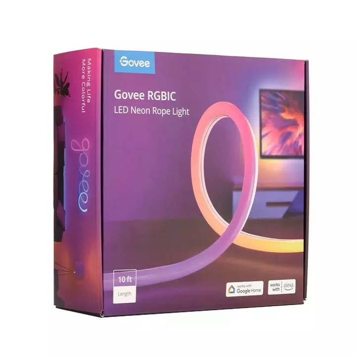 چراغ نئونی گووی مدل RGBIC طول 3 متر