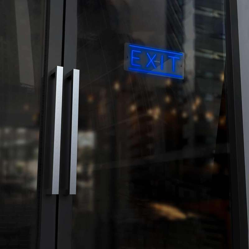 چراغ دیواری نئون دیزاین طرح Exit