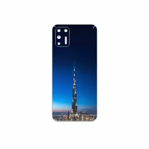MAHOOT Dubai City Cover Sticker for Motorola Moto G9 Plus