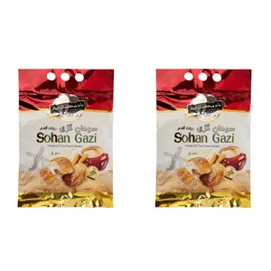 سوهان گزی با جوانه گندم حاج محسن قربانی - 500 گرم بسته 2 عددی