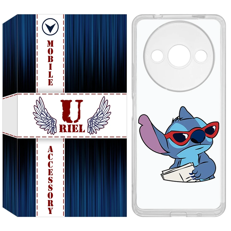 کاور یوریل مدل Clear کد 69 طرح استیچ مناسب برای گوشی موبایل شیائومی Redmi A3 / A3x