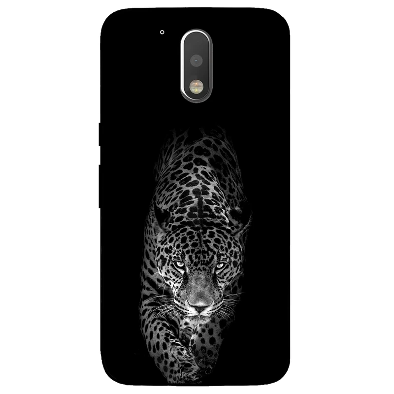 کاور مگافون طرح پلنگ مدل 1879 مناسب برای گوشی موبایل موتورولا Moto G4