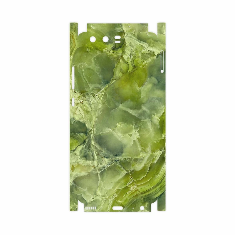 برچسب پوششی ماهوت مدل Green Crystal Marble-FullSkin مناسب برای گوشی موبایل هوآوی P10