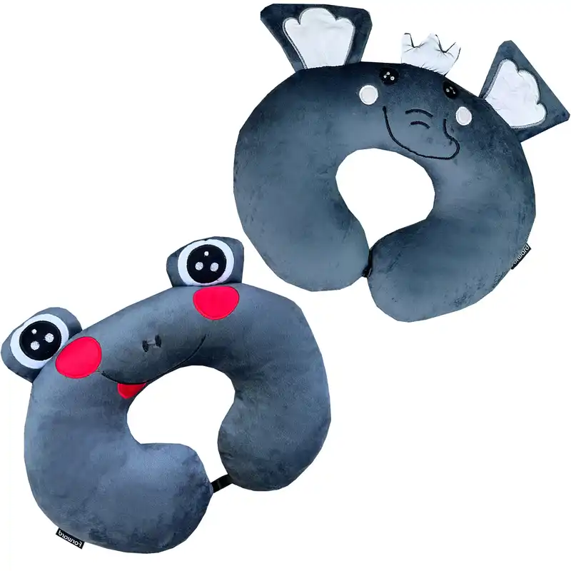 بالش دورگردنی فوروارد کد 501503 فیل و قورباغه مجموعه دو عددی