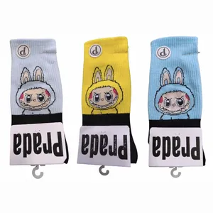 جوراب ساق بلند مدل LABUBU بسته 3 عددی