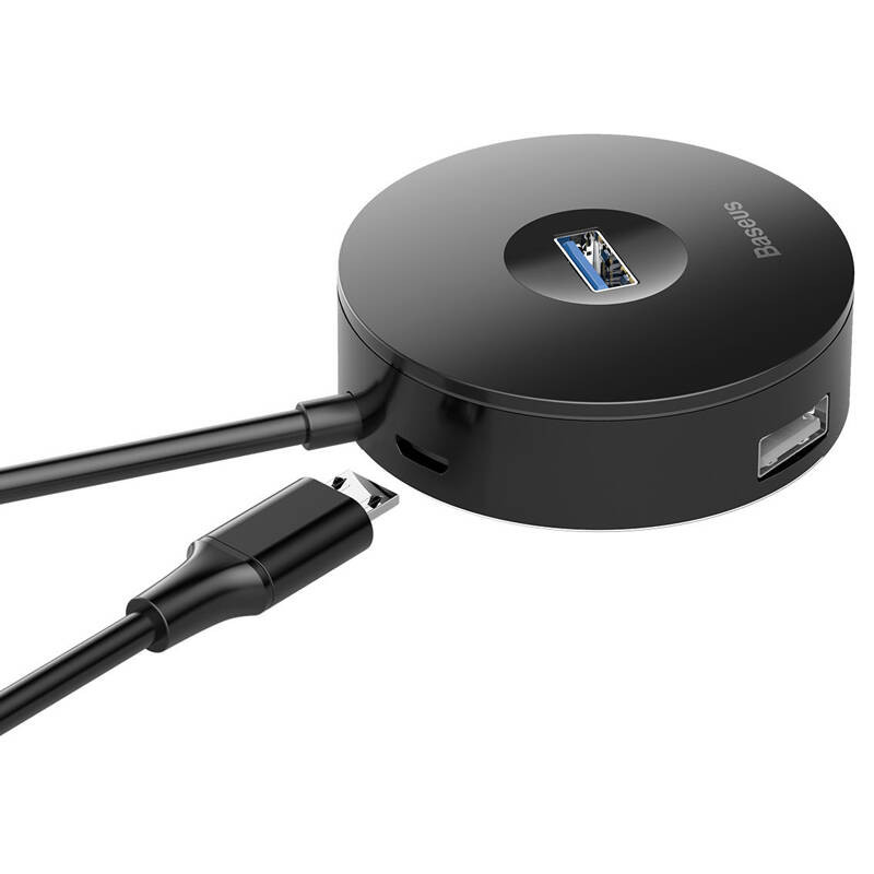 هاب 5 پورت USB باسئوس مدل AIRJOY Round Box CAHUB-U01