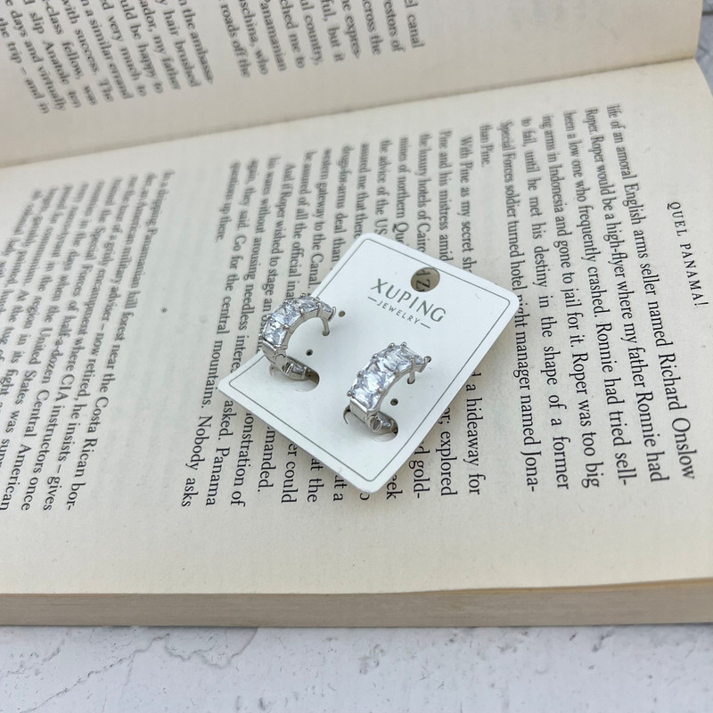 گوشواره زنانه ژوپینگ مدل تنیسی کد E4959 گوشواره زنانه ژوپینگ مدل تنیسی کد E4959