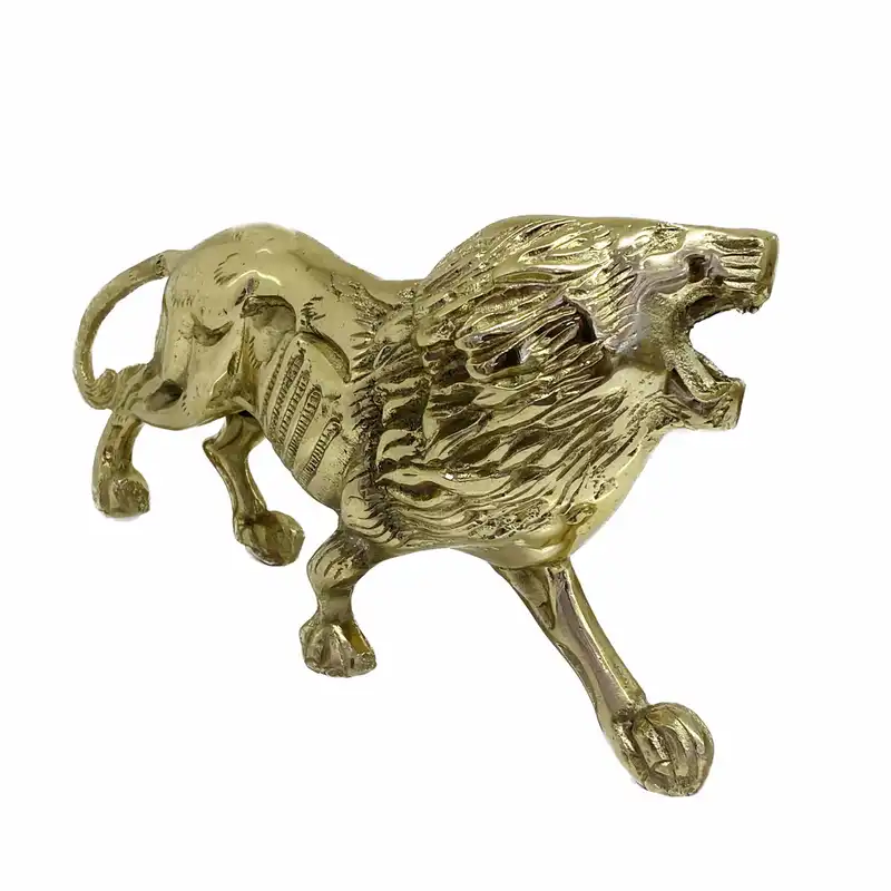 دکوری برنجی مدل شیر کد 1950g829