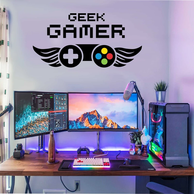 استیکر والتت مدل GEEK GAMER