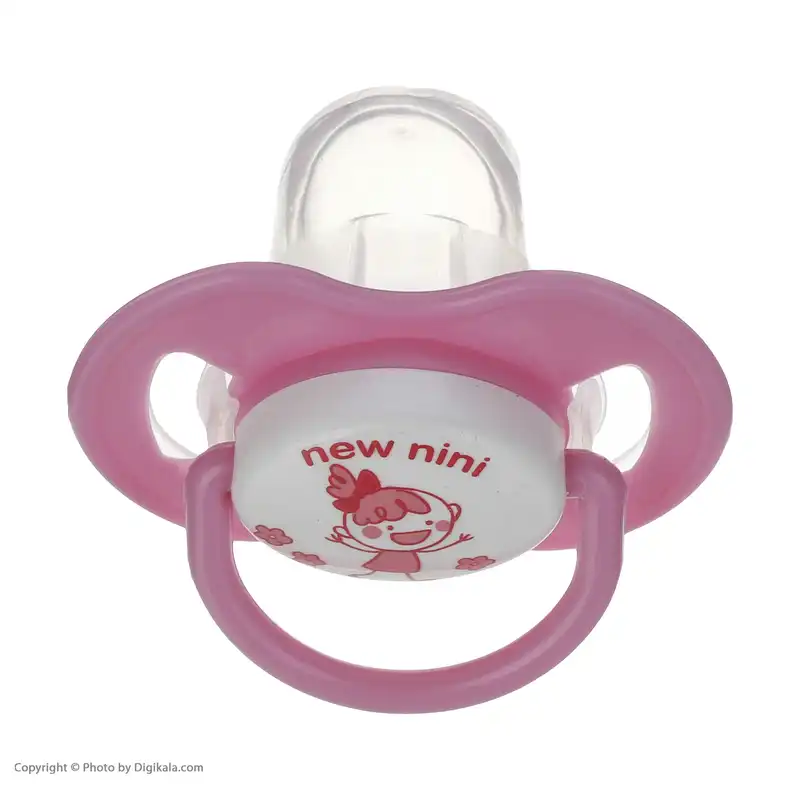 پستانک ارتودنسی نیو نی نی مدل پروانه ای طرح  دخترانه کد 7022
