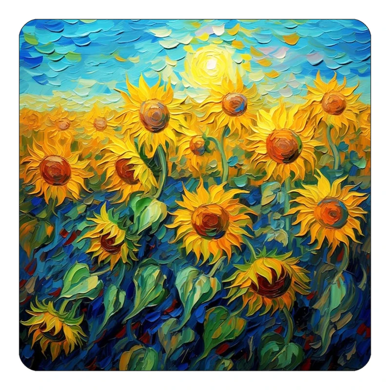 مگنت کاکتی طرح نقاشی رنگ روغن مدل mp73234