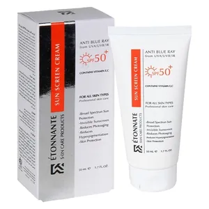 کرم ضد آفتاب  بدون رنگ  ایتونانت  +SPF50  مدل مینرال  محافظ   UVA ،UVB،  ، ضد چروک، مرطوب‌کننده، مناسب انواع پوست حجم 50 میلی‌لیتر