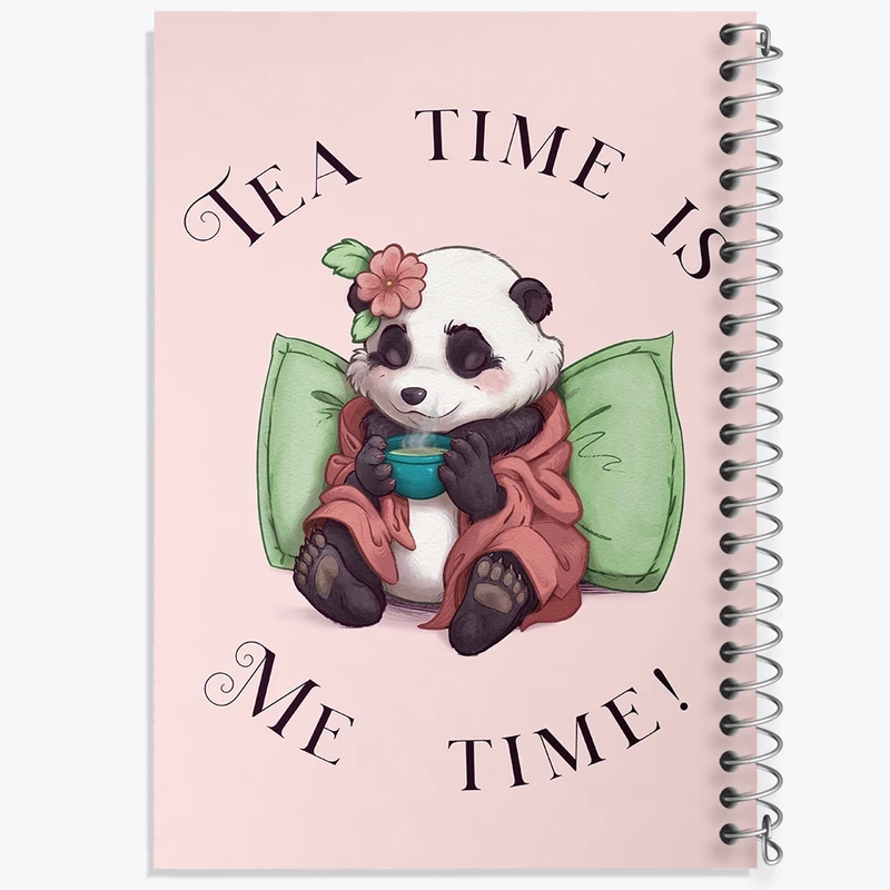 دفتر شطرنجی 50 برگ خندالو مدل وقت چایی کد F949