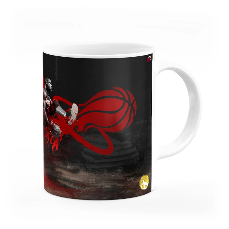 ماگ هومرو طرح بسکتبال تیم میامی هیت Miami Heat مدل MG5068