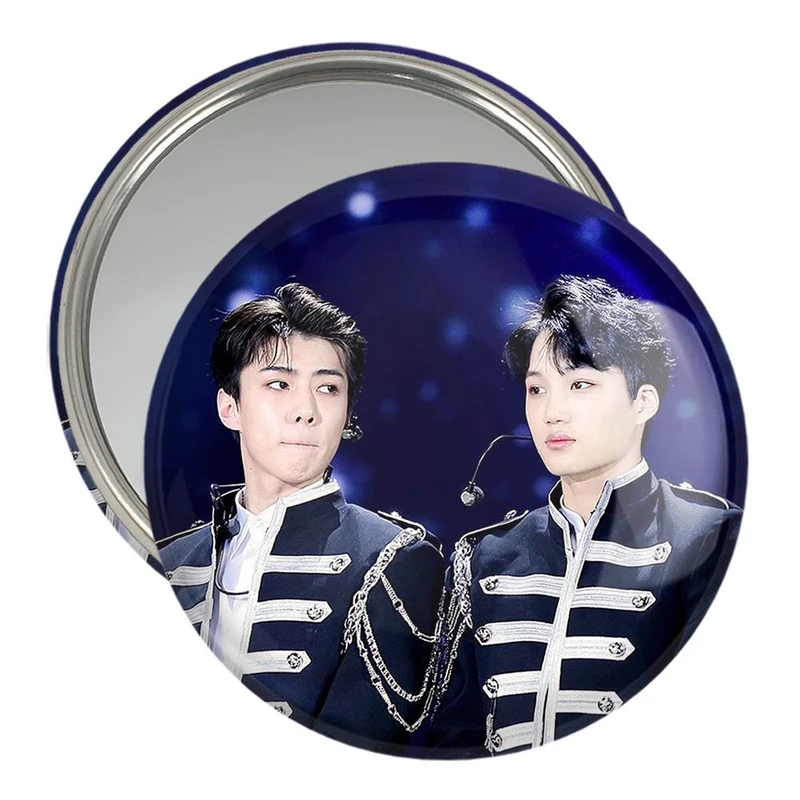 آینه جیبی خندالو مدل گروه اکسو EXO  کد 13573