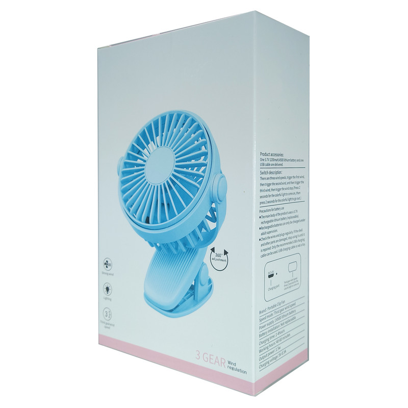 پنکه شارژی مدل گیره‌ای HR-2139