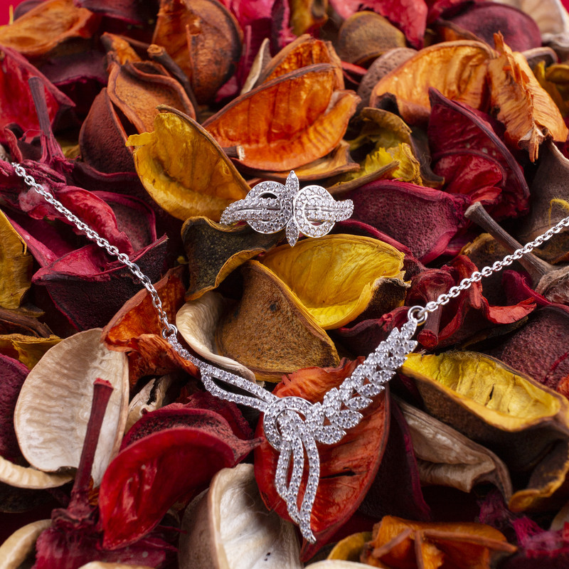 ست نقره زنانه مدل راشل AMT_M127