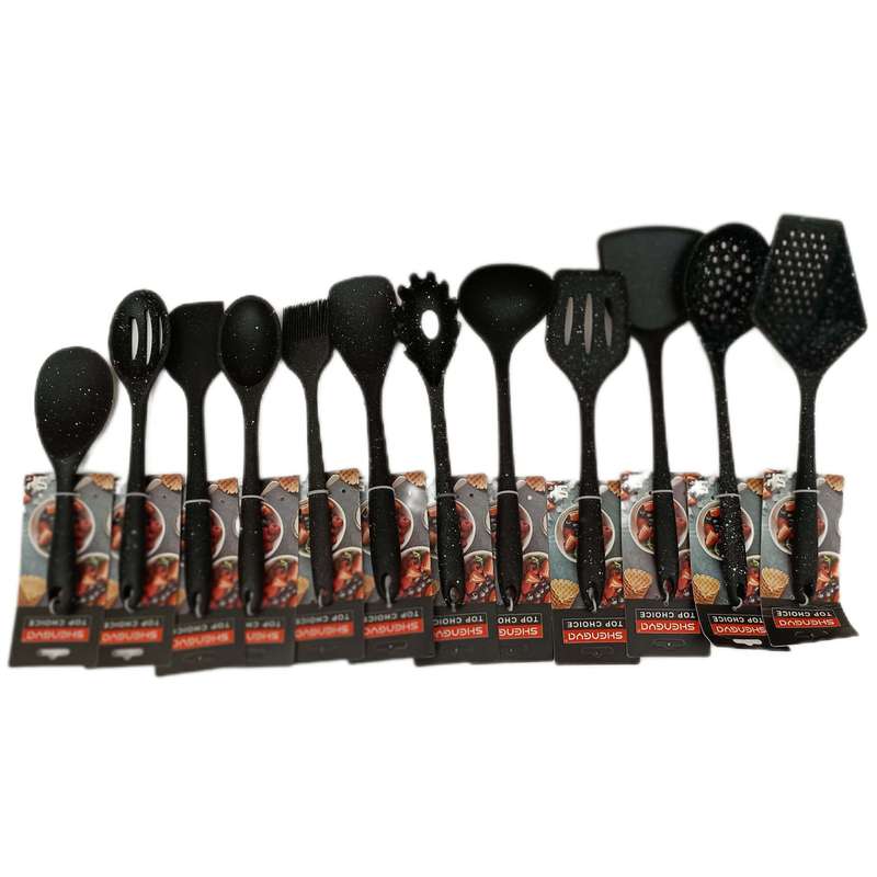 سرویس کفگیر و ملاقه 12 پارچه شنگیا مدل سیلیکون