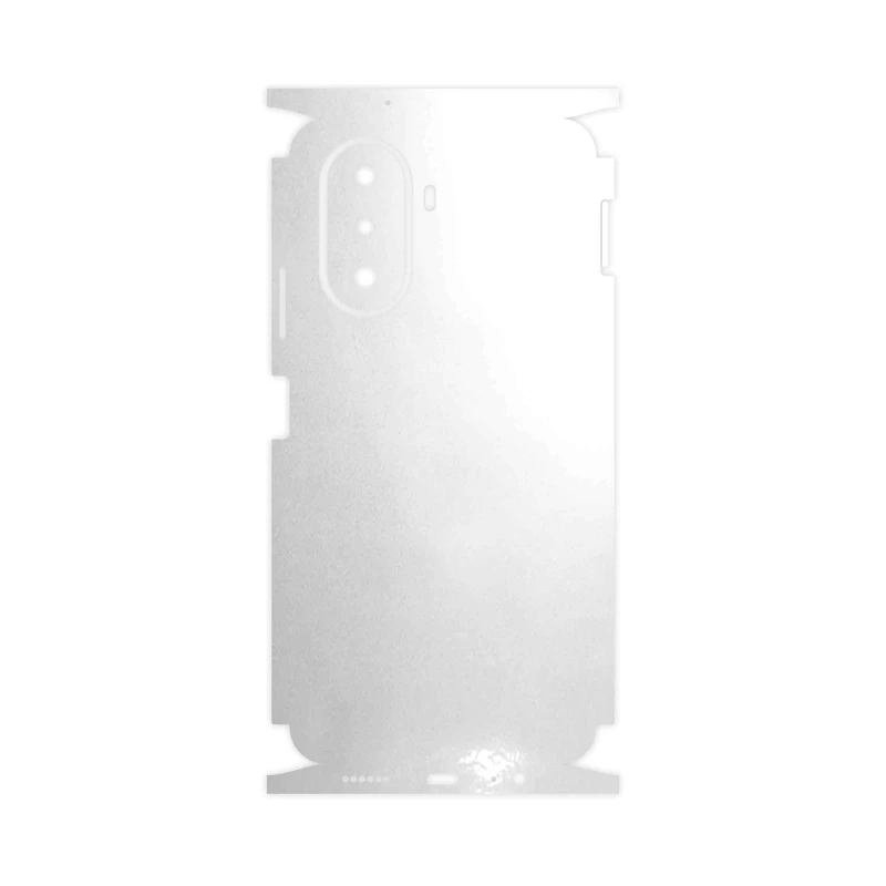 برچسب پوششی ماهوت مدل Metallic-White-FullSkin مناسب برای گوشی موبایل هوآوی Nova Y70