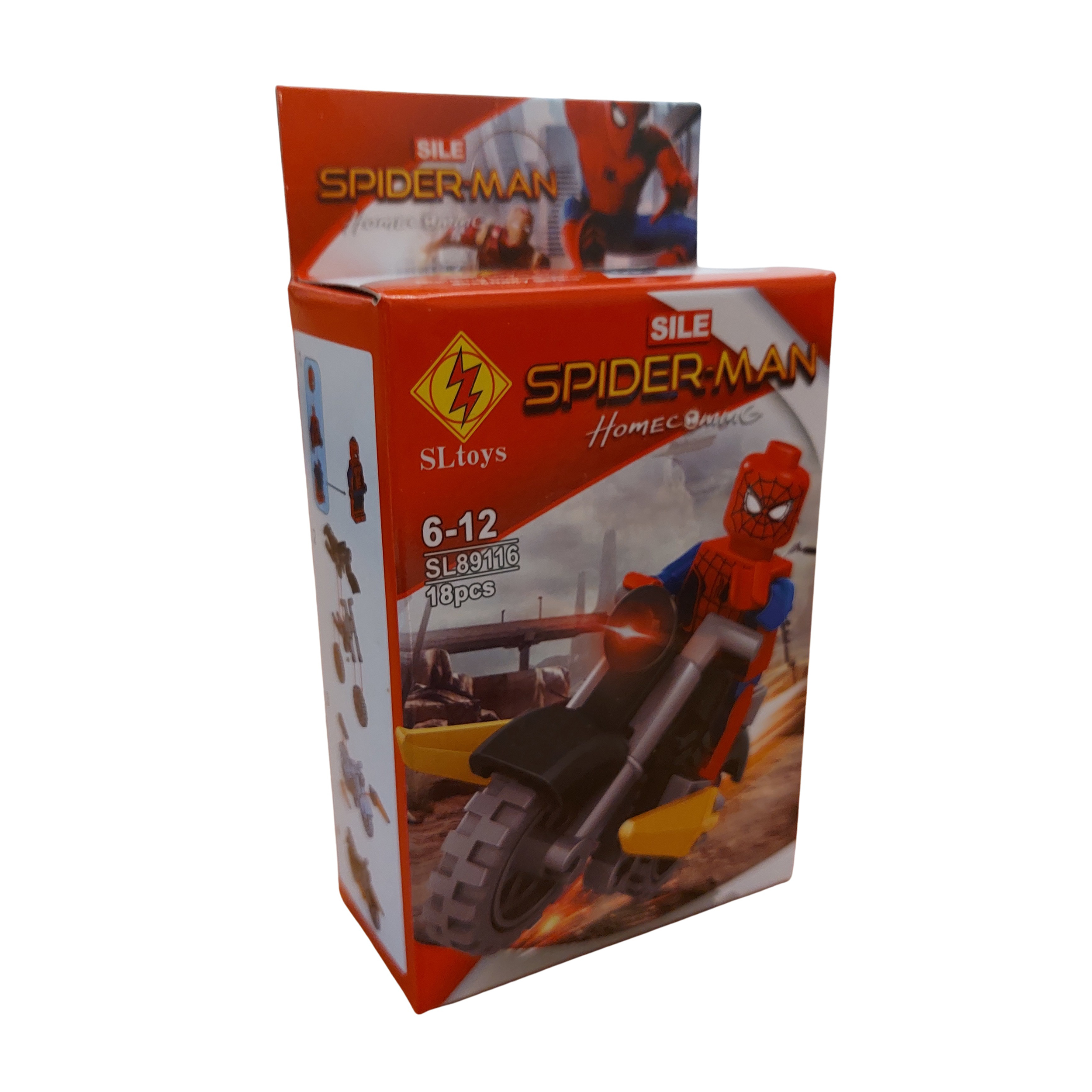 نقد و بررسی ساختنی اس ال تویز مدل مرد عنکبوتی موتور سوار کد 89116 - SPi توسط خریداران