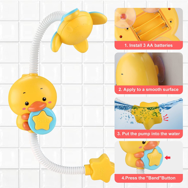 آبریز حمام کودک مدل little Bessn مجموعه 7 عددی