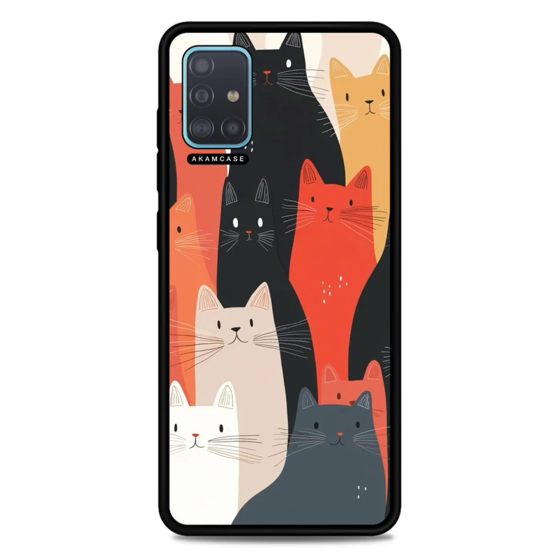 کاور آکام مدل AMC-WSGA51-CATS-25 مناسب برای گوشی موبایل سامسونگ Galaxy A51