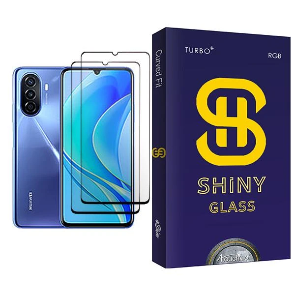 محافظ صفحه نمایش سرامیکی آتوچبو مدل Shiny Glass2 مناسب برای گوشی موبایل هوآوی nova Y70 Plus بسته دو عددی