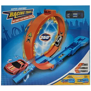super loop racing track die-cast car model