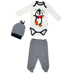ست 3 تکه لباس نوزادی مدل necixs baby