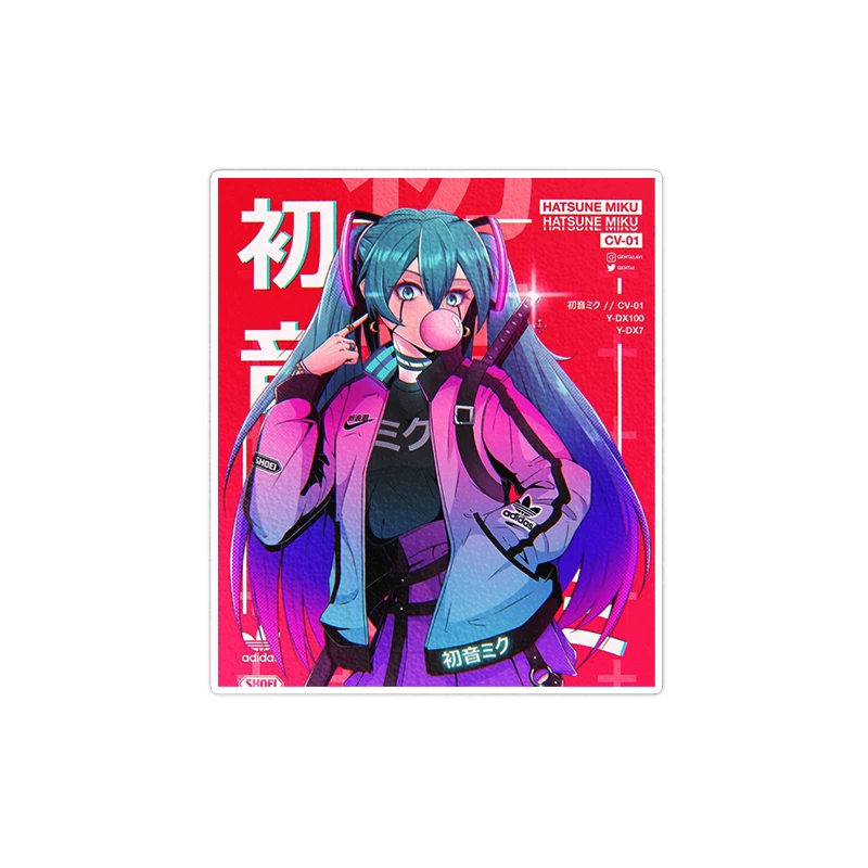 استیکر لپ تاپ ماسا دیزاین طرح ANIME مدل STKA00160
