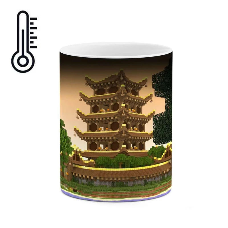 ماگ حرارتی کاکتی مدل ماینکرافت کد mgh13033