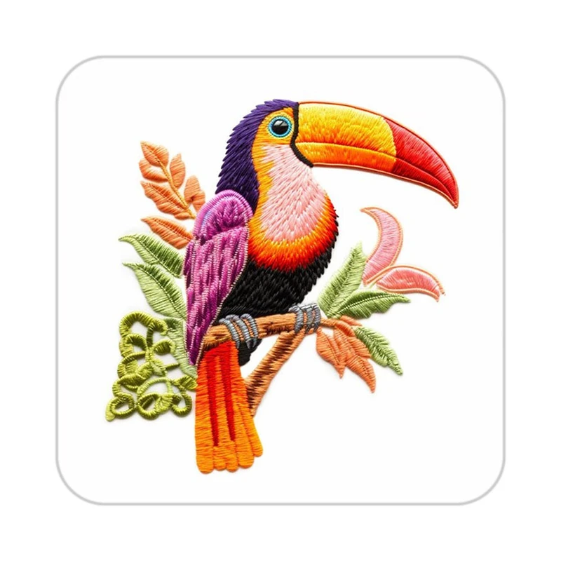 زیر لیوانی کاکتی طرح حیوانات رنگی مدل mp26662