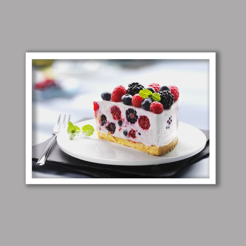 تابلو مدل آشپزخانه طرح کیک کد LA-G10198