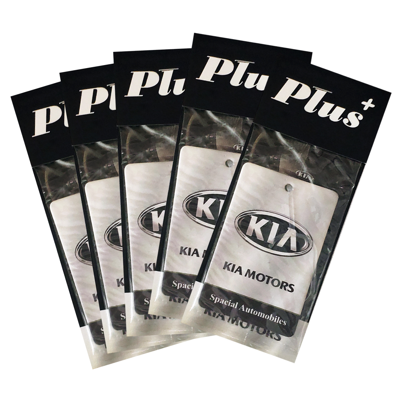 خوشبو کننده خودرو پلاس کد KIA MOTORS-0505 با رایحه شکلات بسته 5 عددی