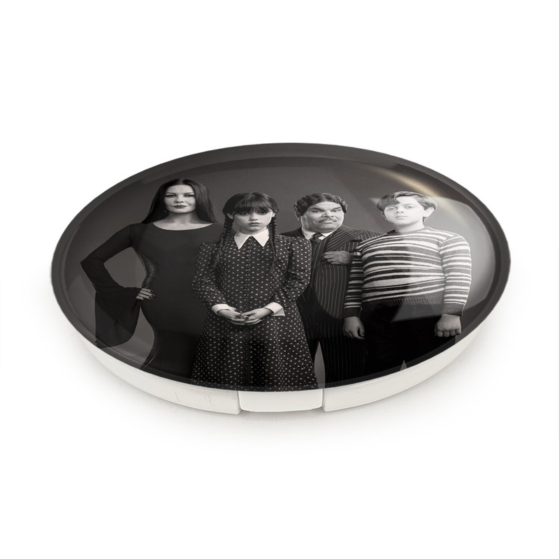 آینه جیبی خندالو طرح خانواده آدامز ونزدی Wednesday مدل تاشو کد 22043