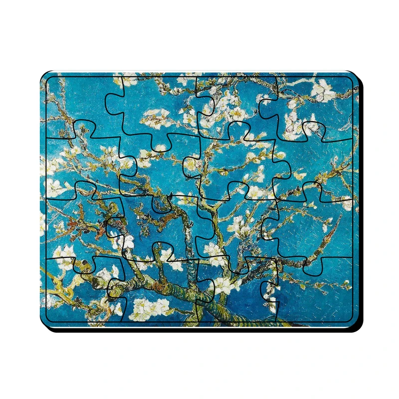 پازل 16 تکه مدل وینسنت ونگوگ طرح Almond blossoms