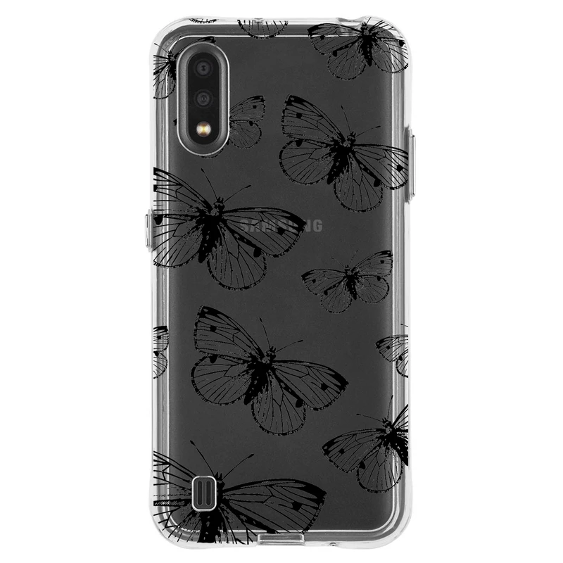 کاور مگافون طرح پروانه مدل C54-B مناسب برای گوشی موبایل سامسونگ Galaxy A01