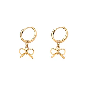 گوشواره کلیپسی طلا 18 عیار زنانه ماوی گالری مدل روکو پاپیون ریز 