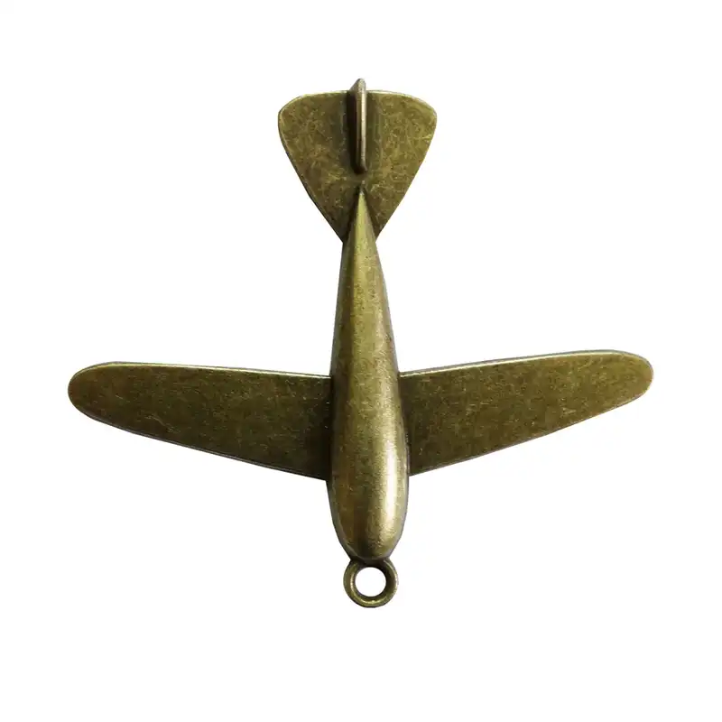 آویز گردنبند مدل هواپیما کد AG 928